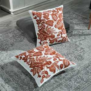 Boho Embroidered Pillow <b>Cover</b> | Indian Ethnic Design Cushion Case | Decorative <b>Throw</b> Pillow <b>Cover</b> for Couch, <b>Sofa</b>, Bed | Designe - Product Image 4