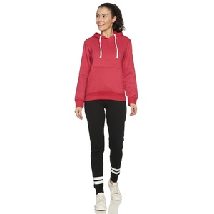 Chándales de mujer de alta calidad, Conjunto de sudadera con capucha y joggers personalizados gruesos de algodón, Jersey deportivo para mujer, chándal para mujer - Product Image 4