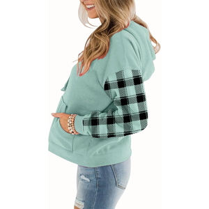 Low MOQ Women's Winter Hooded Hoodies Fleece Fabric Windproof & Eco-Friendly Slim Fit Quick Dry Customizable Private Label Front - Product Image 6
