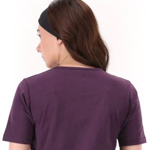 Camiseta Henley de Manga Corta para Mujer, Corte Relajado, Básica, para Uso Diario, Color Rosa Empolvado, Estilo Casual, Cuello Redondo - Product Image 4
