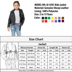 Custom <b>Kids</b> Leather Jacket Soft Leather Winter Coat Private Label OEM Service Bulk Production for Children's Apparel Retailers - Product Image 6