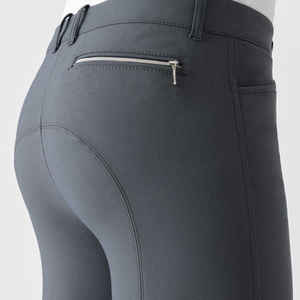 Pantalons d'équitation OEM pour femmes, taille haute, avec patchs aux genoux, jodhpurs et culottes d'équitation pour femmes - Product Image 3