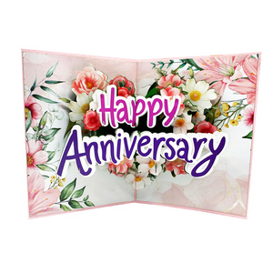 การ์ด3D ป๊อปลายดอกไม้ตัดด้วยเลเซอร์งานแฮนด์เมดสไตล์อนิเมะเวียดนามสำหรับงานแต่งงานครบรอบและโอกาสอื่นๆตามสั่ง - Product Image 1