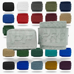 Bandes de maintien pour poignets sur mesure de couleur grise pour la musculation, l'haltérophilie, l'entraînement en salle de sport, soutien des poignets, coton, polyester, sangle de soulevé de terre - Product Image 1
