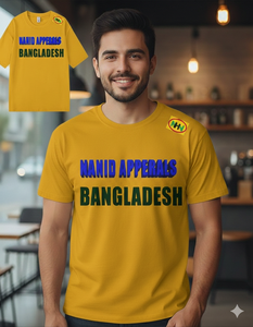 Camiseta para Hombre, Corte Holgado, Camiseta de Algodón de Peso Medio, Camiseta de Algodón Grueso para Hombre, de Fábrica en Bangladesh - Product Image 3