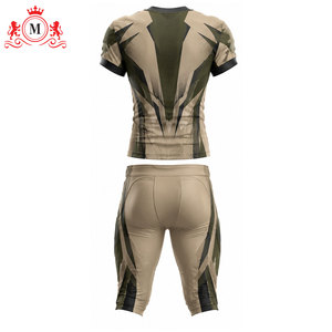 Ensemble d'uniformes de football américain pour hommes, impression par sublimation, polyester respirant, vêtements d'équipe, taille adulte - Product Image 3