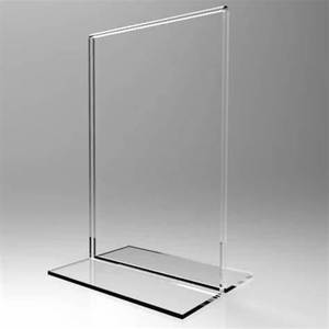 Soporte de letrero acrílico Soporte de exhibición vertical para menús, promociones e información Marco de póster de mesa perfecto Ajuste minorista - Product Image 6
