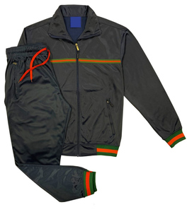 Sportswear Gym Fitness <b>Polyester</b> Fleece Training <b>Tracksuit</b> For Men - Product Image 3