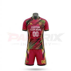 Fabricación de Uniformes de Fútbol al por Mayor con Diseños Personalizados, Camisetas Sublimadas y Pantalones Cortos a Juego - Product Image 1