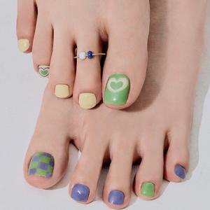 Uñas de Gel Semicuradas de Calidad Profesional Coreanas 100% Reales, Aptas para Veganos, Libres de Crueldad, Adhesivos para Uñas de Gel, Pedicura al por Mayor - Product Image 4