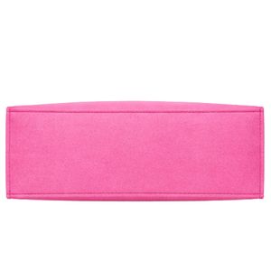 กระเป๋าโท้ทสีชมพู ผ้าสักหลาด แฟชั่นสำหรับผู้หญิง กระเป๋าถือแบบใช้ซ้ำได้ กระเป๋าสะพายไหล่ลำลอง กระเป๋าถือแบบสบายๆ ของขวัญสุดหรู อุปกรณ์เสริมสำหรับใช้ในชีวิตประจำวัน - Product Image 4