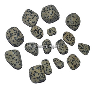 Piedras de Jaspe Dálmata al por Mayor, Piedras Naturales Pulimentadas, Cristal Curativo, Piedra de Bolsillo, Proveedor y Exportador a Granel - Product Image 1