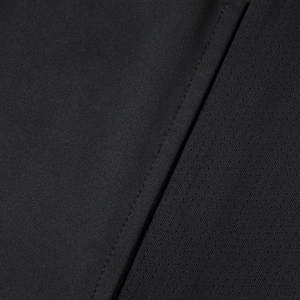 Sudadera con Capucha Negra para Hombre, Corte Ajustado, Manga Larga, Tejida, de Secado Rápido, Estilo Casual Otoñal, Color Sólido, Sin Forro - Product Image 6