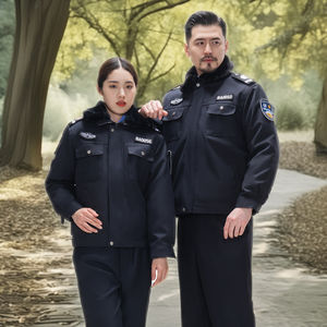 CXXM autunno inverno <span class=keywords><strong>cappotto</strong></span> manica lunga abiti da guardia nuova uniforme di sicurezza <span class=keywords><strong>per</strong></span> guardie carcerarie fabbricata uniforme di sicurezza - Product Image 6