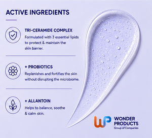 Tónico Facial Equilibrante OEM/ODM con Ceramidas, Probióticos y Alantoína en Spray, Calma y Refresca Durante Todo el Día, Marca Privada - Product Image 1