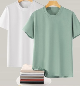 Camiseta Casual de Cuello Redondo y Manga Corta, Transpirable, Verano 2025, con Logotipo Personalizado Bordado, Precio de Fábrica de Bangladesh y China, OEM - Product Image 5