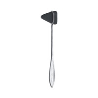ADAN INSTRUMENTS Marteau de percussion portable réutilisable de haute qualité, outil de diagnostic neurologique, manche en métal, caoutchouc noir