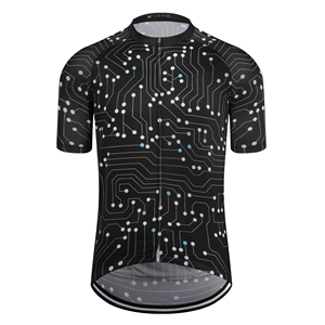 Maillot de cyclisme pour homme personnalisable en polyester respirant, écologique, de haute qualité, très confortable, super léger et à séchage rapide - Product Image 1