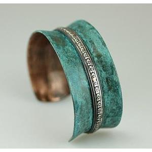 Bracelet ethnique bohème de qualité supérieure fait à la main pour hommes et femmes, manchette ouverte réglable avec gravure, cadeau - Product Image 2