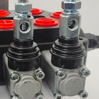 Vanne de commande directionnelle électro-hydraulique haute pression ZT-L20 à 4 bobines, 80 l/min, 12 V CC, levier manuel pour tracteur-chargeur