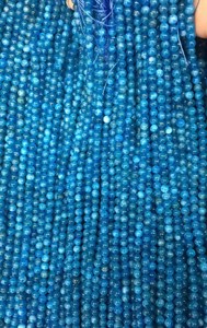 Cuentas de Apatita Natural en Forma Redonda y Lisa para Pulseras, Collares y Joyería DIY, Venta al Por Mayor - Product Image 5