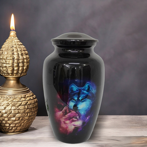 Suministro directo de fábrica, urnas de cremación de aluminio para humanos y mascotas, excelente calidad a bajo precio al por mayor, suministros funerarios - Product Image 1