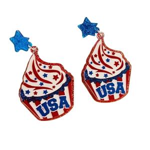 Nueva llegada de joyería de moda, hermosos y elegantes pendientes de fresa con bordado a mano y cuentas, diseño moderno y lindo, pendientes de última tendencia. - Product Image 3