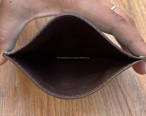 Portefeuille de porte-cartes en cuir de vache véritable multifonctionnel à la mode pour les femmes - Product Image 6