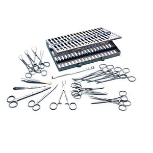 Kit Completo de Cirugía General que Incluye Instrumentos Esenciales para Procedimientos Quirúrgicos Básicos y Operaciones Médicas - Product Image 1