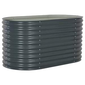 Acier galvanisé gris 63 "x 31.5" x 31.9 "Lit surélevé de jardin Fournitures de jardin de qualité supérieure - Product Image 2