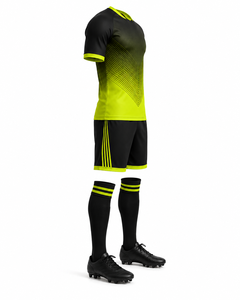 Custom Unisex Raglan Sleeve Crew Neck Short Sleeve Sports Jersey Set Quick Dry Breathable Polyester Drawstring Team Soccer - Product Image 3