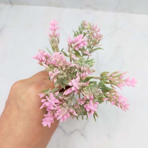 Miniature Plastic Artificial Pink Lavender Plant-For Wreaths Dollhouse Decor or Tabletop - Product Image 3