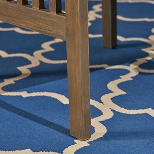 CASA ACACIA Ensemble de 2 chaises de salle à manger avec 2 coussins, ensemble de meubles de patio - Product Image 5