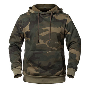 Sweat à capuche tactique d'extérieur vert militaire pour homme, épais et décontracté, taille UE, en stock pour l'hiver - Product Image 2