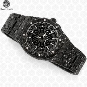 Montre de luxe Charm_Jewells en acier inoxydable, boîtier de 40 mm, cadran analogique en verre, mouvement mécanique pour homme, résistance à l'eau 10 bars, automatique - Product Image 2