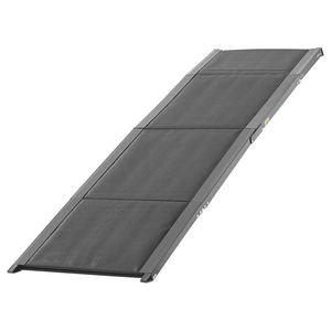 Rampa per Cani Resistente con Funzione Antiscivolo, Chiusura a Bottone Pieghevole per Uso Interno ed Esterno, Design alla Moda, Compatibile con Auto e Gatti - Product Image 6