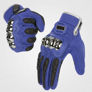 Gants en cuir pour moto d'aventure hivernale, imperméables, thermiques, équipement de motard, compatibles écran tactile, marché de gros USA Europe 2026 - Product Image 1