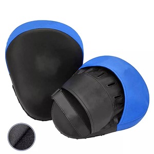 Mitaines et pads de frappe personnalisés en cuir de luxe, confortables et protecteurs pour la boxe, le Muay Thai et le kickboxing, entraînement AS-FP-35 - Product Image 1