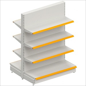 Heavy Duty Double Sided Casual Indoor Corner Shelf <b>Display</b> <b>Rack</b> with 3-Tier Metal Shelves Pre-Assembled - Product Image 3