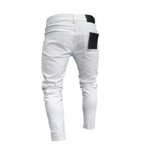 Wholesale Custom Vintage Wash Blue Slim Straight Distressed Baggy Men's Denim Pants Quick Dry Mid Waist Winter <b>Jeans</b> - Product Image 3