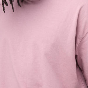 T-shirt en coton uni à coupe classique et grammage élevé avec impression frontale pour hommes, idéal pour les commandes en gros et les marques privées OEM - Product Image 3