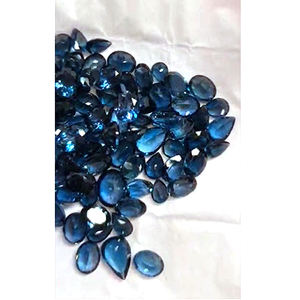 104 piezas de topacio azul de Londres natural, 7x9, 10x8mm ovalado, 8x6, 12x8mm con facetado de pera, 235 ct, Iroc Sales December, gemas talladas, US$658 en total - Product Image 3