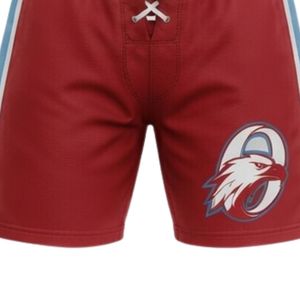 Ensemble short et maillot de hockey sur glace sublimé rouge et bleu pour hommes, en polyester, col en V, uniforme de sport imprimé, vêtements d'entraînement - Product Image 5
