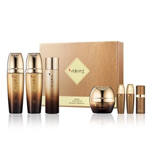 Coffret Coréen K-Beauty 7 Pièces Hydratant Anti-Âge à la Crème de Jade pour le Visage, Acide Hyaluronique et Extraits Botaniques pour la Peau - Product Image 2