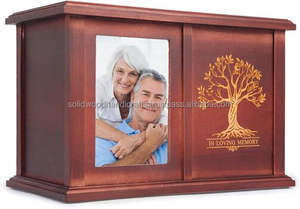 Handmade Wooden Urn <b>Box</b> <b>For</b> Adult <b>Ashes</b> Funeral human Urns Burial Urns With High Quality - Product Image 3
