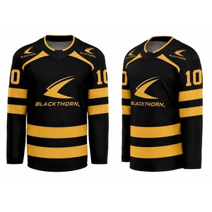 Maillots de hockey sur glace réversibles, nom du joueur, nom de l'équipe, service OEM personnalisé, impression par sublimation, tissu extensible dans quatre sens - Product Image 5