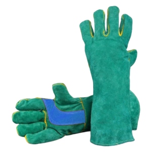 Best Performance Heavy Duty Reinforced MIG Welding <b>Gloves</b> Cowhide Cotton Abrasion Resistant Firefighting Construction Work Wear - Product Image 6
