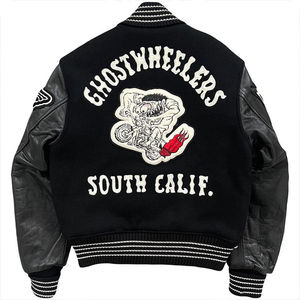 Men's Winter High Street Oversized Letterman Varsity <b>Jacket</b> Custom Design 100% Cotton Breathable Chenille Embroidery <b>Patches</b> - Product Image 5