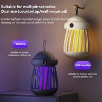 Nouvelle lampe UV Younimei anti-moustiques, piège silencieux pour chambre de bébé, attracteur automatique USB suspendu pour la maison avec batterie intégrée