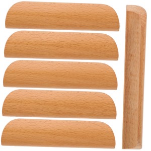 Elegante mango curvo en forma de S de madera de olmo |   Tiradores de Madera para Cajones al por Mayor - Product Image 3
